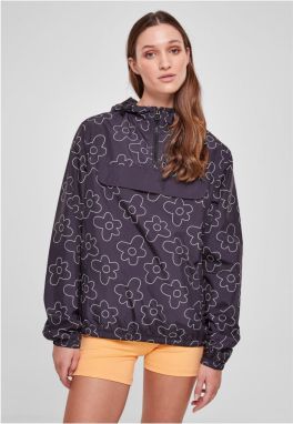 Women's AOP Pullover blackflower jacket