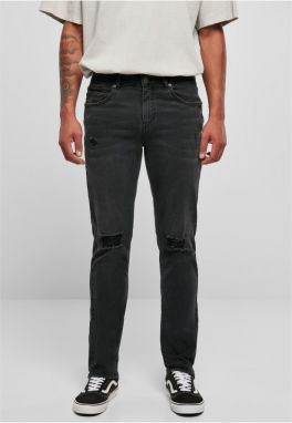 Men's Distressed Jeans Black