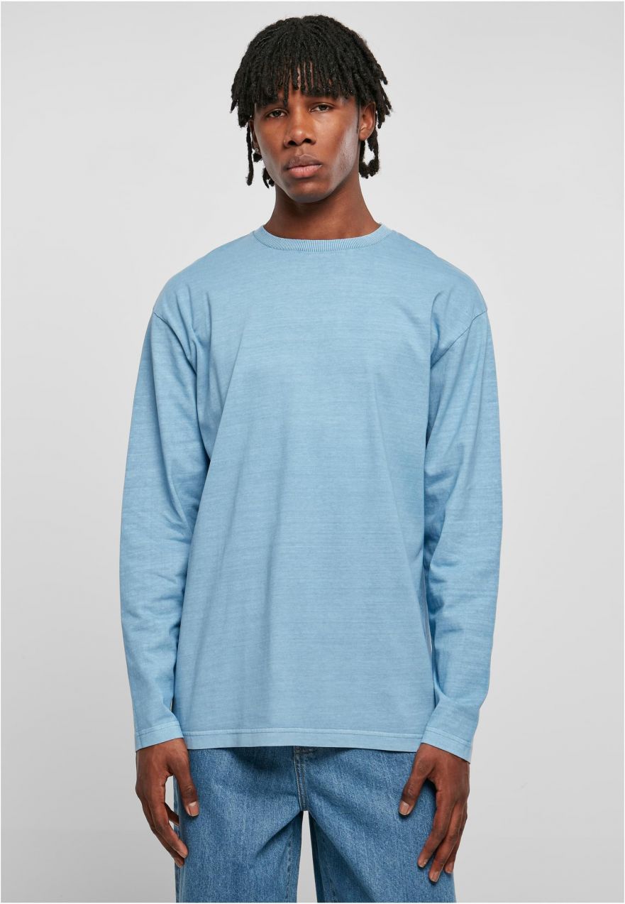 Heavy Oversized Garment Dye Longsleeve horizon blue