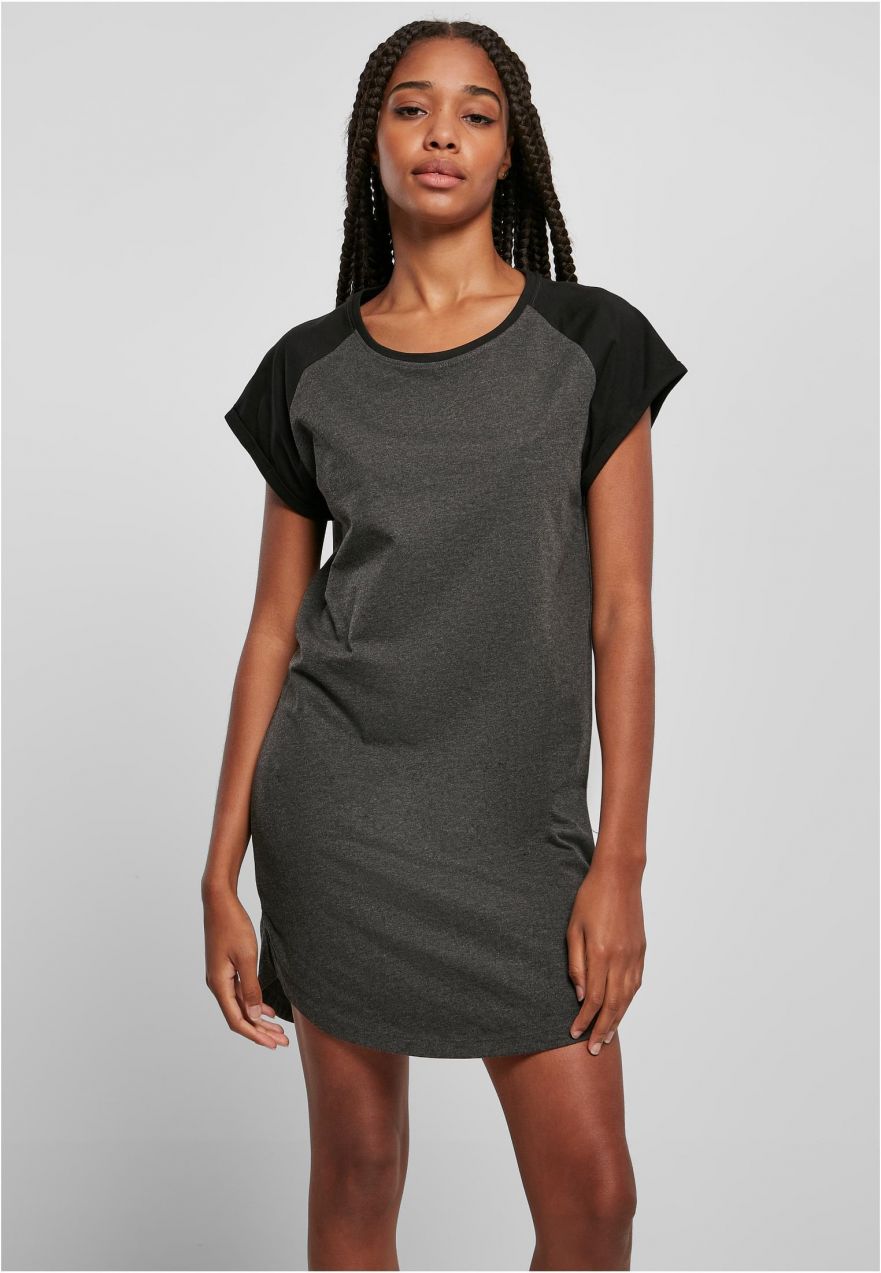 Women's dress Raglan Tee grey/black