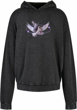 Vive la Liberte Oversize Acid Black Hooded