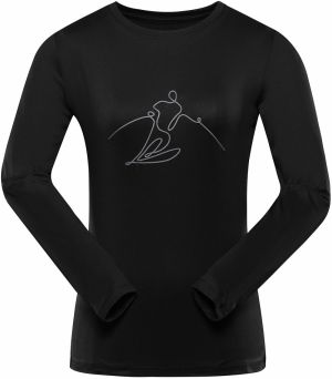 Women's quick-drying T-shirt ALPINE PRO LOUSA black variant pa