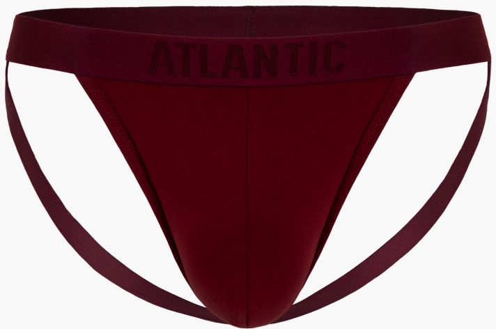 Pánske slipy Jockstrap ATLANTIC - bordové