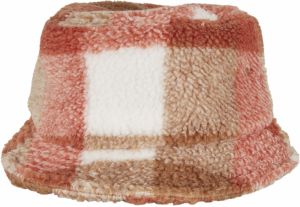 Sherpa Check Bucket Hat whitesand/caramel