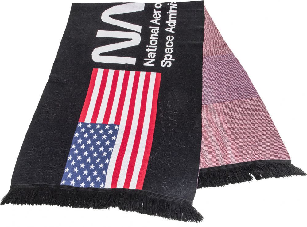 Large Nasa scarf black