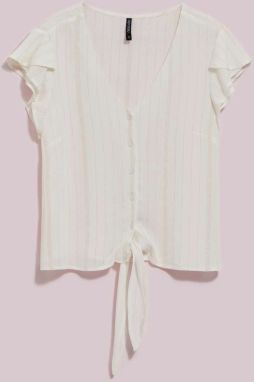 LADIES SHIRT L-KO-4048 OFF WHITE