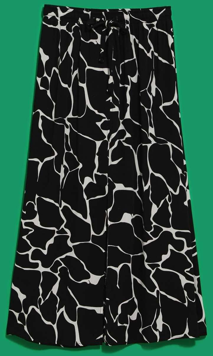 LADIES SKIRT L-SC-4017 BLACK