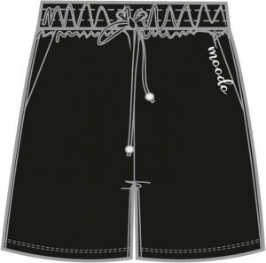 WOMEN'S SHORTS L-SH-4009 BLACK