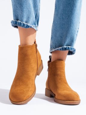 Camel suede Chelsea boots Shelvt