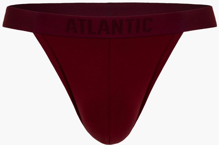 Men's thong ATLANTIC - burgundy
