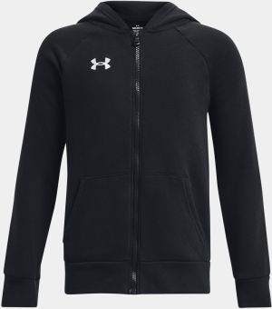 Čierna chlapčenská mikina Under Armour UA Rival Fleece FZ Hoodie