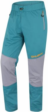 Men's softshell pants HUSKY Kala M turquoise/brown
