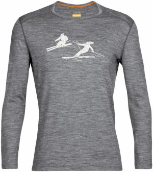 Men's T-shirt icebreaker M 200 Oasis LS Crewe Last Gritstone