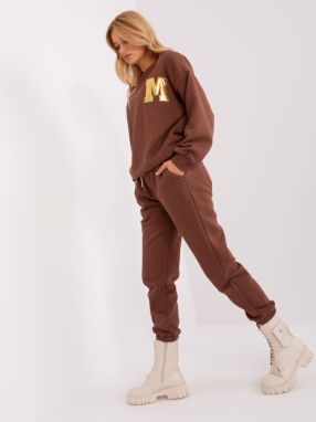 Women's Dark Brown Insulated Tracksuit
