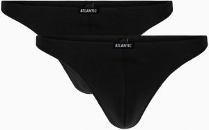 Pánske tangá ATLANTIC 2Pack - čierne