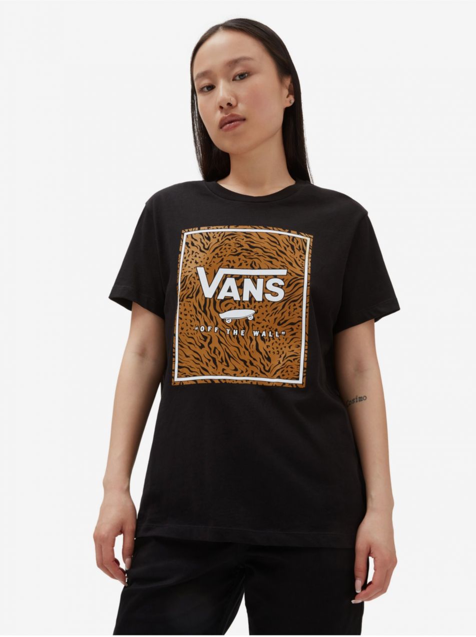 Čierne dámske tričko VANS Animash
