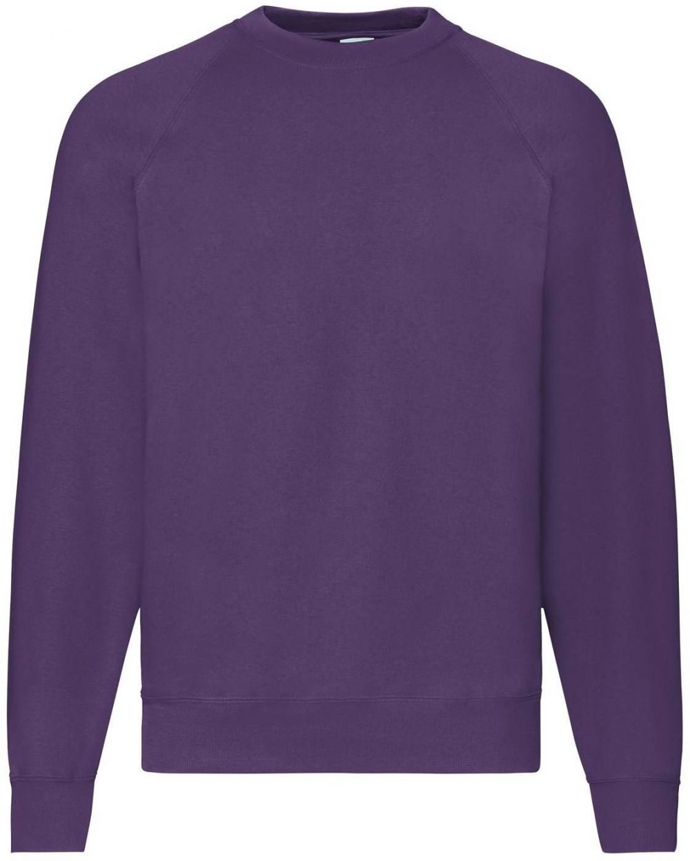 Fioletowa bluza męska Raglan Sweat Fruit of the Loom
