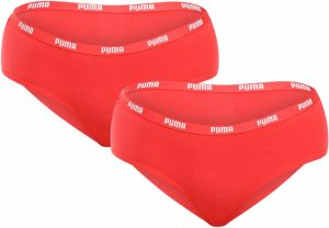 2PACK women's briefs Puma red