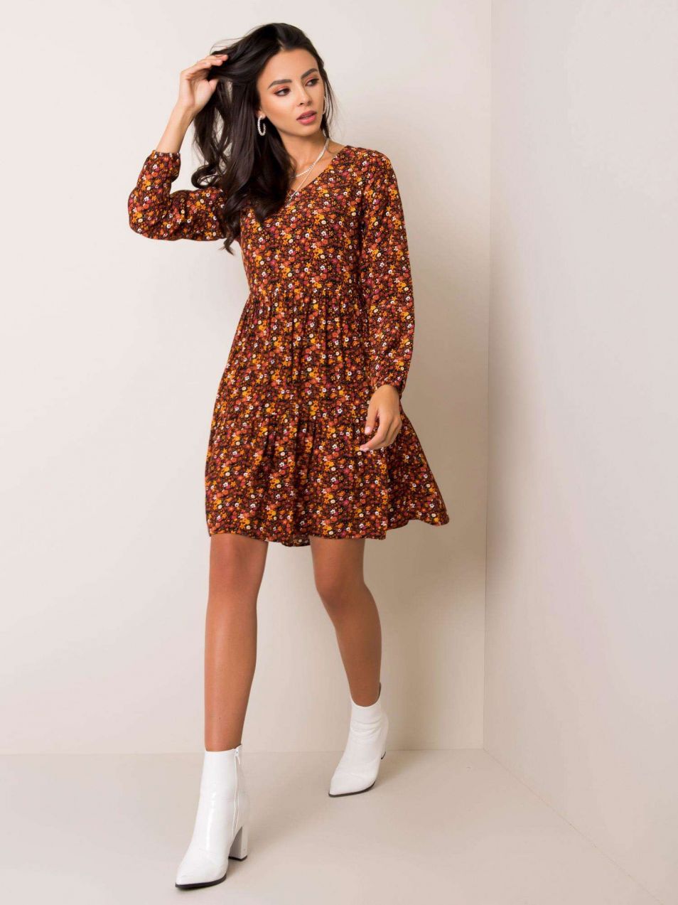 Black and brown dress by Mistery SUBLEVEL