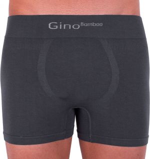 Pánske Boxerky Gino bambus bezšvová šedá