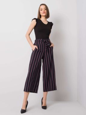 Dark blue striped trousers RUE PARIS