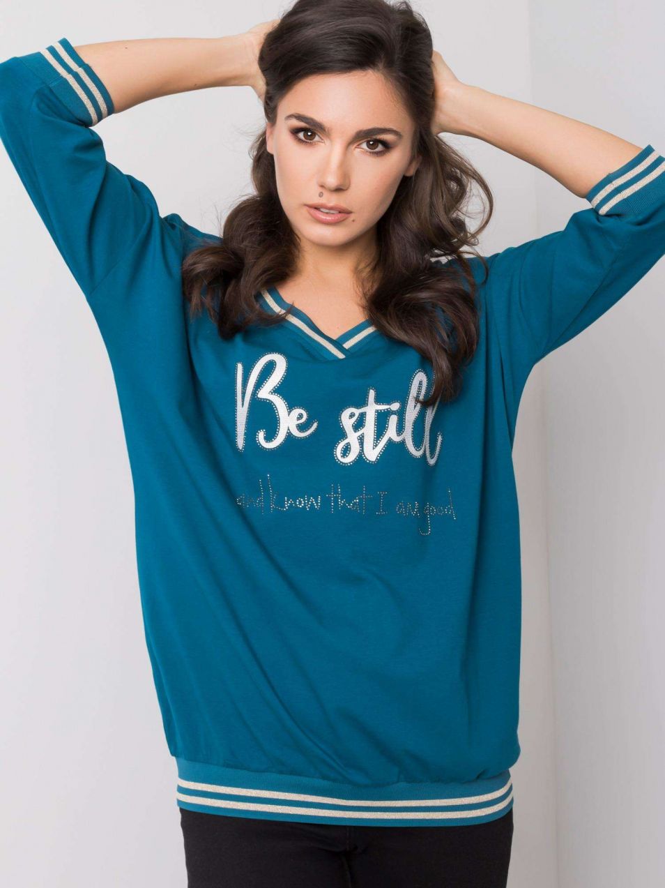 Women's sea blouse with apps