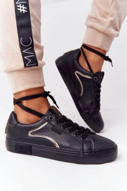 Dámske tenisky BIG STAR SHOES Black-Silver
