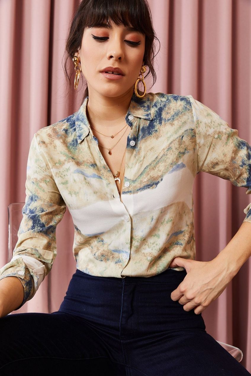 Dámska košeľa Olalook Tie Dye