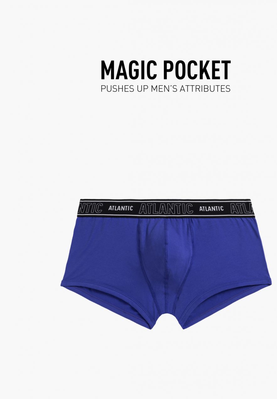 Men's Boxer Shorts ATLANTIC Magic Pocket - Purple