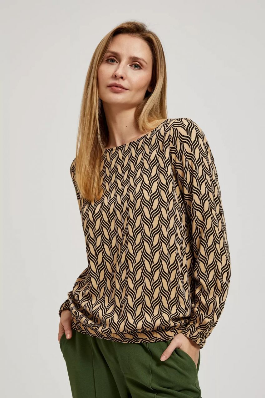 Women's patterned blouse