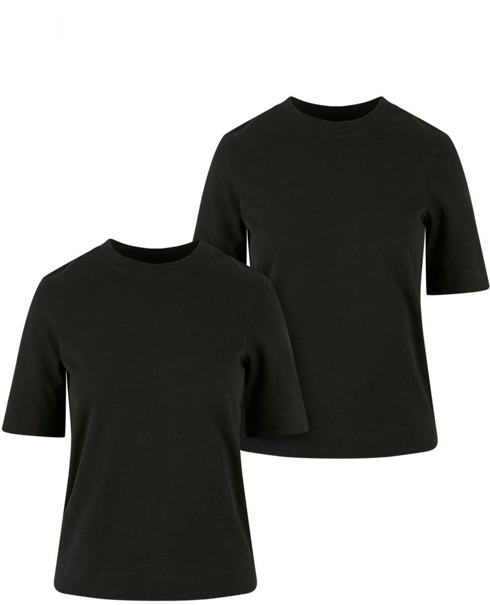 Women's T-Shirt Classy Tee - 2 Pack Black+Black