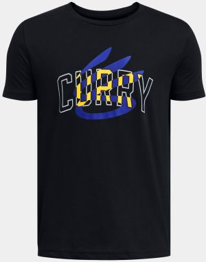 Čierne tričko Under Armour Curry Logo Tee