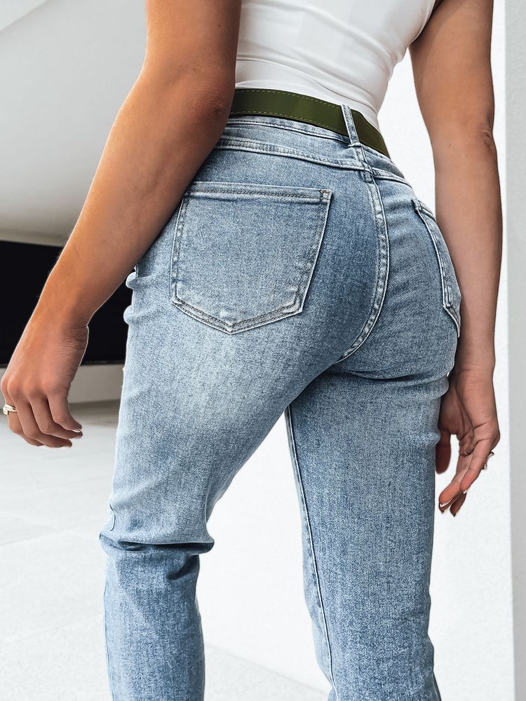 DAYOS Women's Denim Pants Blue Dstreet