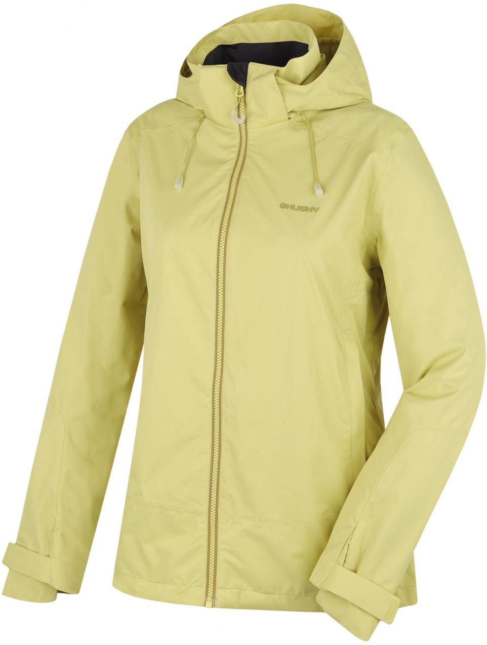 Women's hardshell jacket HUSKY Nelory L light green