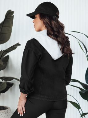 ASFA women's denim jacket black Dstreet