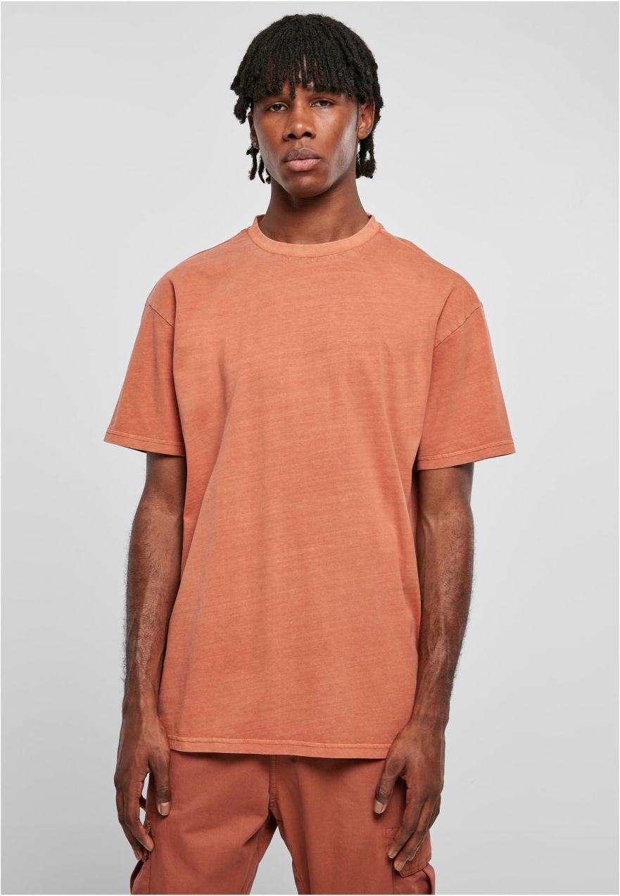 Heavy Oversized Garment Dye Tee Terracotta