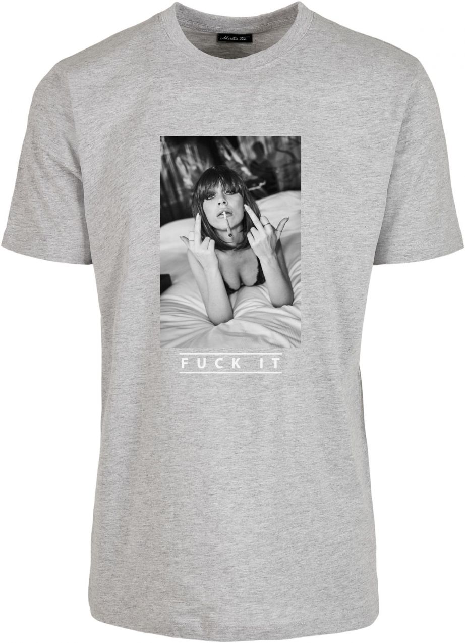 Men's T-shirt Fuck It 2.0 light gray