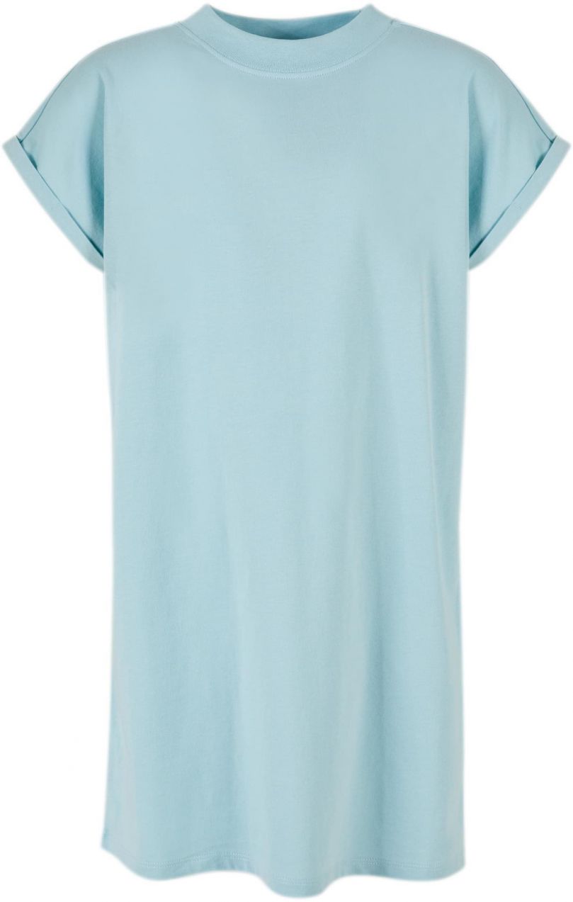 Ocean Blue Extended Shoulder Turtle Dress for Girls