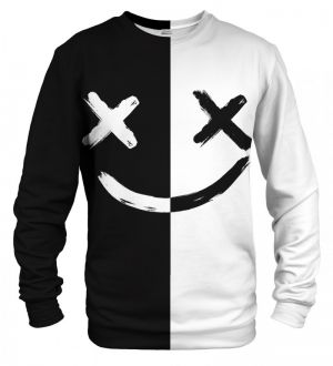 Horkosladký sveter na tvár Paris Unisex B&W S-PC Bsp514
