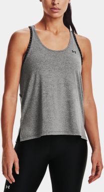 Tielko Under Armour Knockout Mesh Back Tank - šedá