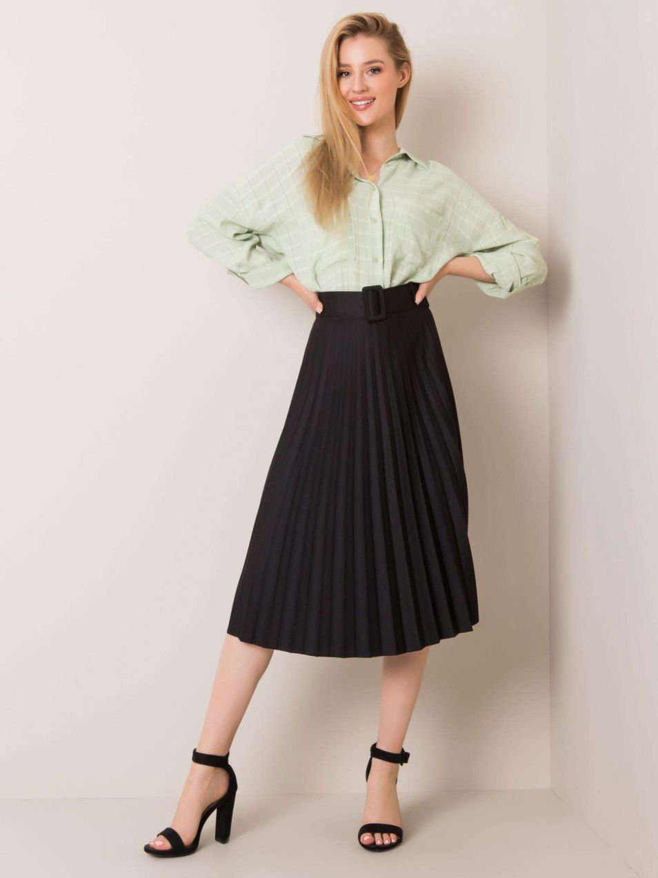 Dámska sukňa Fashionhunters Pleated