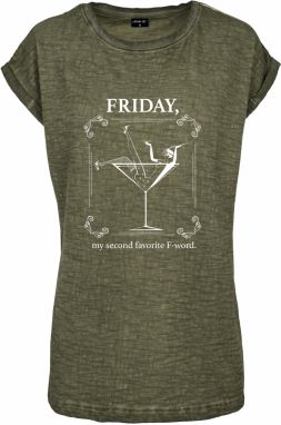 Women's olive T-shirt F-Word