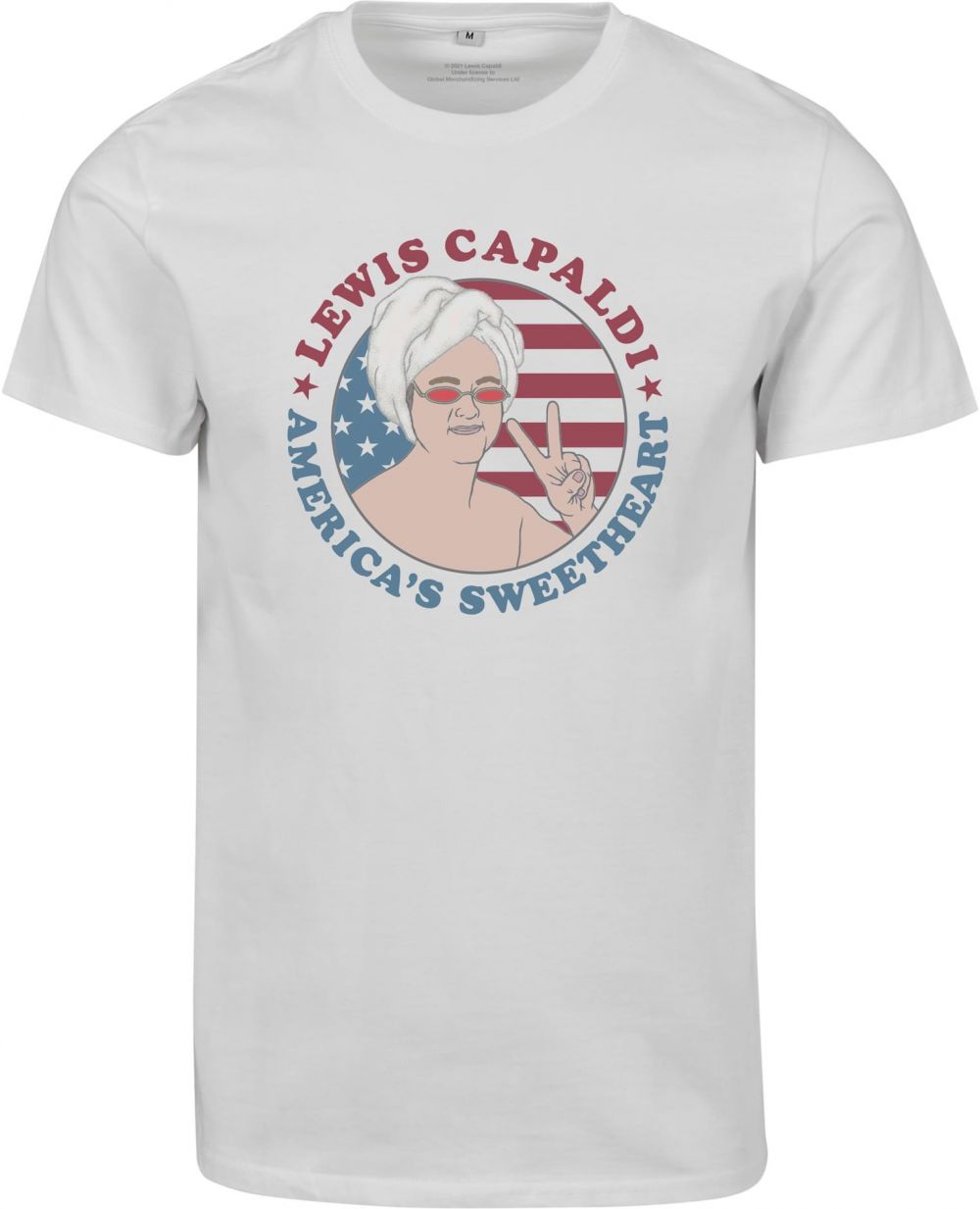 Lewis Capaldi Sweetheart Tour Front White