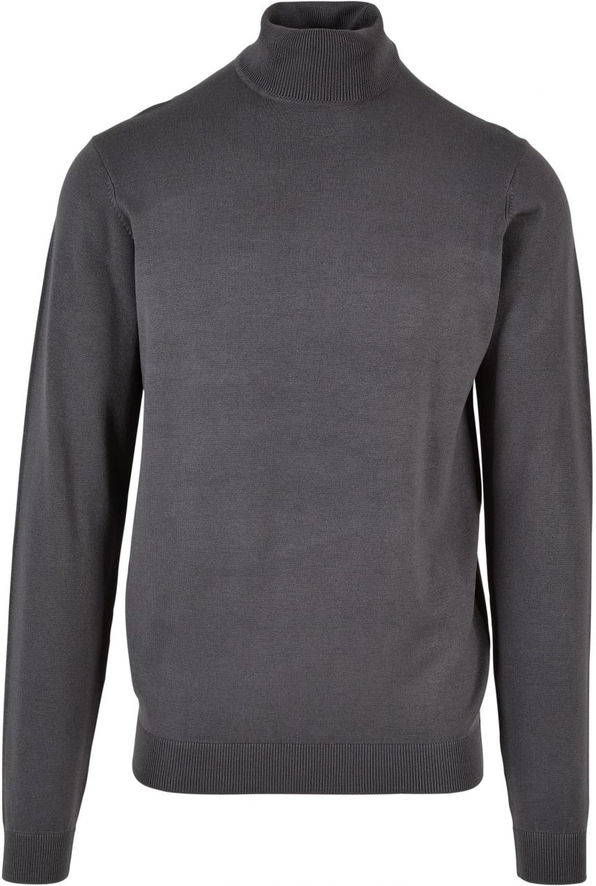 Knitted turtleneck dark grey