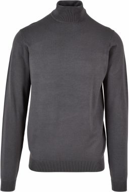 Knitted turtleneck dark grey