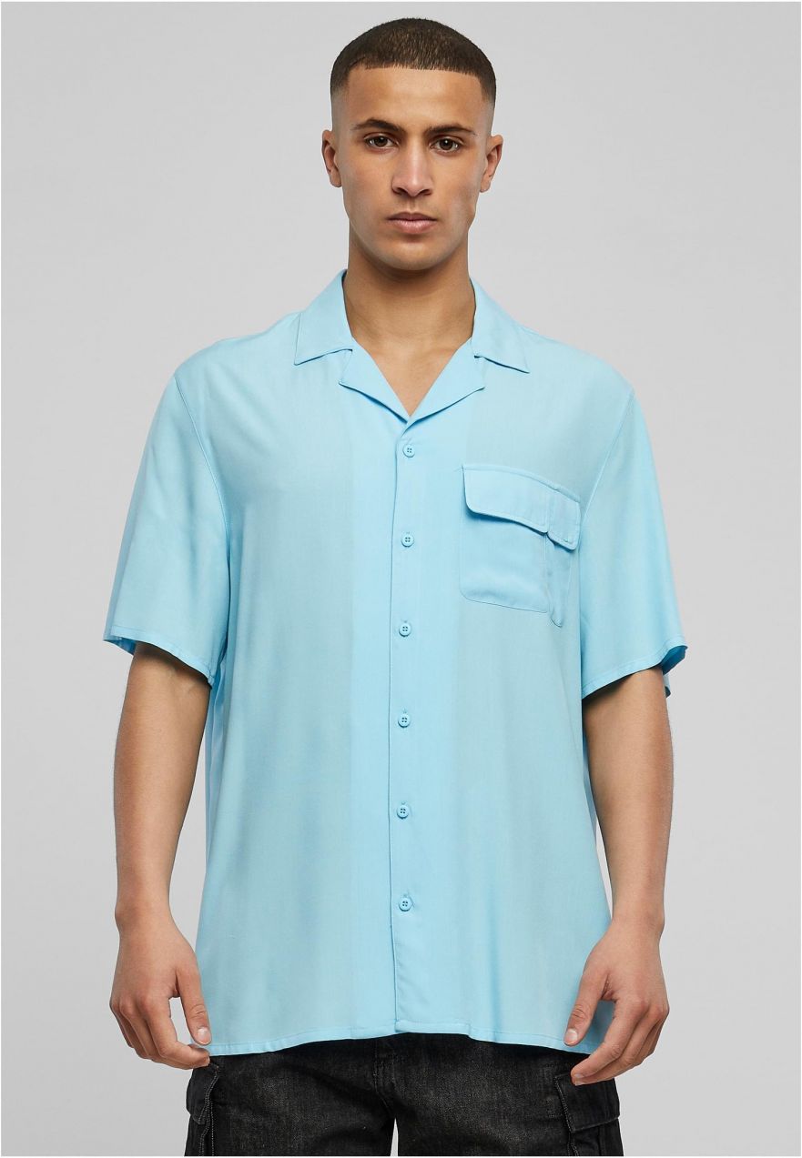 Camp Balticblue Viscose Shirt
