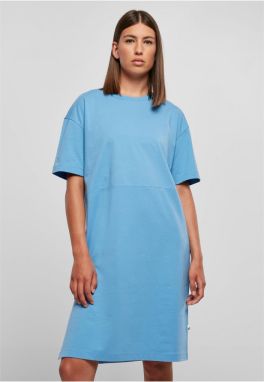 Women's dress with slit blue