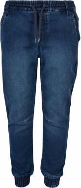 Boys Knitted Denim Jogpants Blue Washed