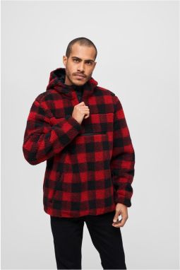 Teddyfleece Worker Pullover Jacket Red/Black