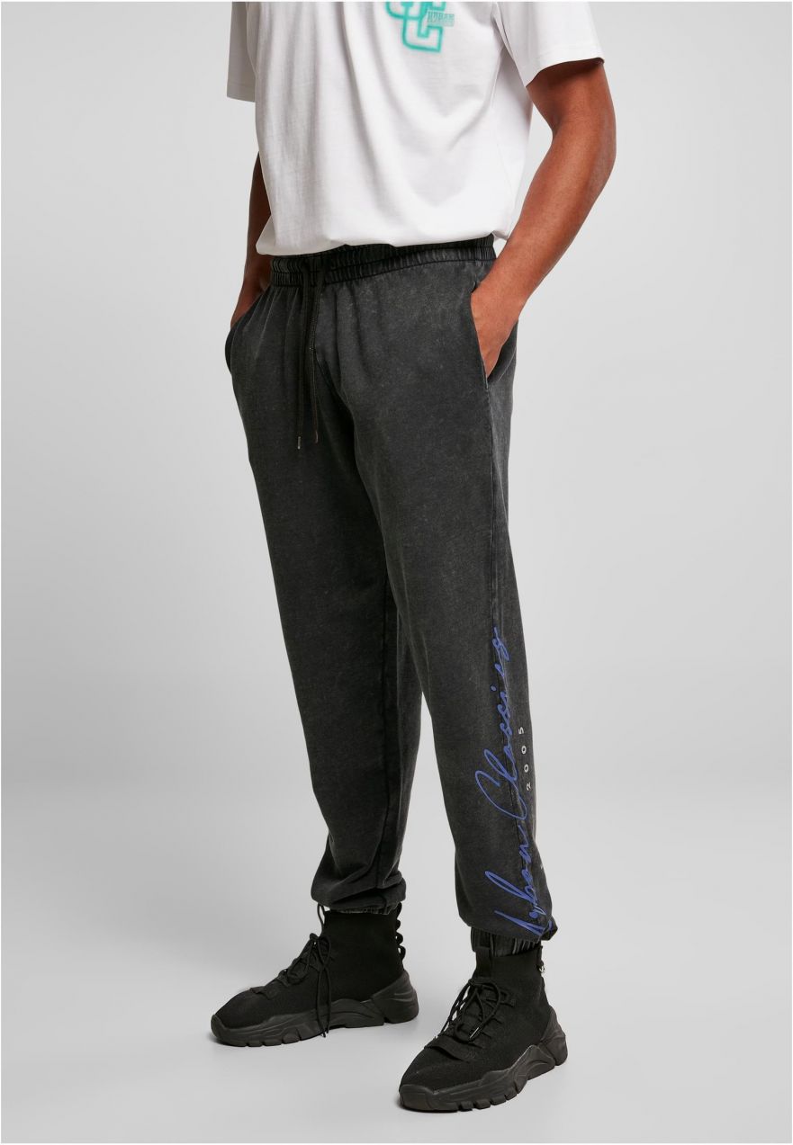 Sweatpants Script Logo Black